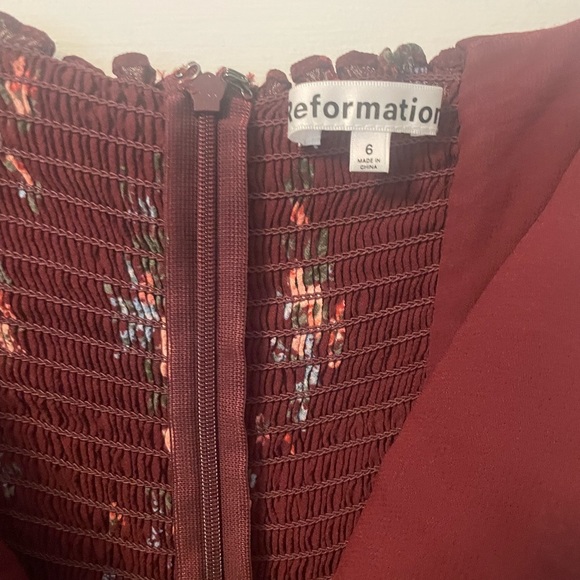 NWT Reformation Lore strapless midi dress 6 - Picture 4 of 5